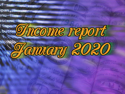 Blog income report January 2020